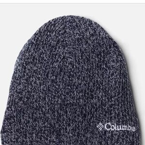 Columbia whirlibird unisex black gray knit Beanie hat OS